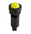 Индикатор сферический штекерное подкл. уст. размер 22/30 круг. зел. 24В DKC ASF0F23GG24