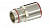 Ввод кабельный взрывозащищенный ANR под небронированный кабель в гладкой стальной трубе M20х1.5 D5.5-13мм нерж. стальAISI316L IP66/68 DKC 6018ANR20BKM2SX