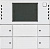 Терморегулятор 6128/28-84-500 KNX с дисплеем и сенсором 2/4-клавишный альп. бел. ABB 2CKA006134A0334