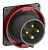 Вилка с прямым фланцем Easy&Safe 332EBU6W 32А 3P+E IP67 6ч ABB 2CMA101279R1000