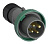 Вилка кабельная Easy&Safe 332EP10W 32А 3P+E IP67 10ч ABB 2CMA101106R1000