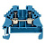 Проходная клемма WDU 2.5N ZQV BL 1040880000