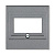 Накладка Levit для розеток USB/HDMI/VGA сталь ABB 2CHH290040A4069