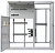 Корпус метал. 1010х950х100 IP31 с клем. блоком ЩЭ-3 SchE 30716DEK