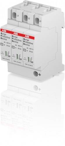 Устройство защиты от импульсных перенапр. (УЗИП) OVR T2 3L 40-350 P QS ABB 2CTB803883R2400