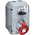 Розетка 316MM9 16А 3P+E 9ч с выкл. и мех. блокировкой металл. IP44 ABB 2CMA167977R1000