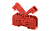 4308450002 Клемма проходная болтовая красная SPT35XL-RED