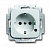 Розетка Schuko Reflex с индикацией LED бел. ABB 2CKA002013A5281