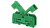 4313450003 Клемма проходная болтовая зеленая SPT150XL-GREEN