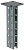 Подвес потолочный STRUT двойной 41х41-2300 HDZ ИЭК CLM50D-KDS-41-41-23-HDZ