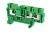 3103050003 Клемма проходная на 3 подключения зеленая PQ4-1×2-GREEN