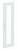 Дверь прозрачная 1х6 с замком CTT16S ABB 2CPX052362R9999