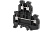 1103390005 Клемма проходная двухуровневая черная KUDD4N-BLACK