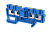 3103060001 Клемма проходная на 4 подключения синяя PQ4-2×2-BLUE