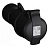 Розетка кабельная 416EC6B Easy&Safe 416EC6B 16А 3P+N+E IP44 6ч черн. ABB 2CMA103590R1000