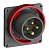 Вилка с прямым фланцем Easy&Safe 316EBU6W 16А 3P+E IP67 6ч ABB 2CMA101264R1000