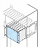 Перегородка + уголок P2 H=400мм W=800мм ABB 1STQ009015A0000