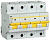 Выключатель автоматический модульный 4п C 125А 15кА ВА47-150 ИЭК MVA50-4-125-C
