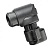 Разъем Bosch Compact CI нейлон 6 d12мм угол 90 2 вывода CI12-90-BC2 черн. (уп.500шт) ABB 7TCA298010R0260