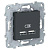 Механизм розетки USB 2-м UNICA NEW 5В/2100мА антрацит SchE NU541854