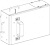 Коробка ответвительная 160А для предохр. T0 SchE KSB160SF4