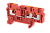3103050002 Клемма проходная на 3 подключения красная PQ4-1×2-RED