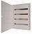 Корпус шкафа BF-U-4/132-G-C 140х760х780 встраиваемый EATON 103100