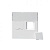 Накладка для 2хRJ45 Impressivo бел. ABB 2TKA000609G1