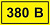 Символ "380В" 38х90 ИЭК YPC10-0380V-3-021