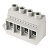 Клемма печатной платы LXXX 15.00/06/90FL 4.5SN GY BX 1386500000