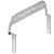 Скоба экрана SHIELD LEVER 8 MOD 35mm 1000950001